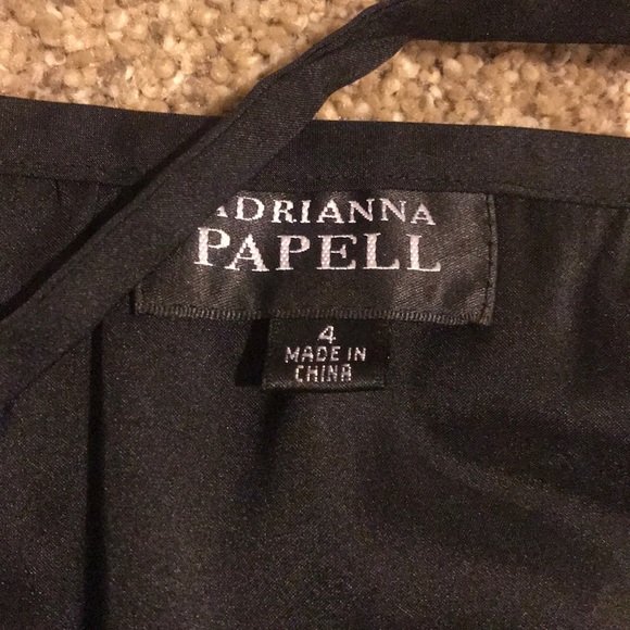 Adrianna Papell Nwt size4 black Dress - Picture 6 of 7